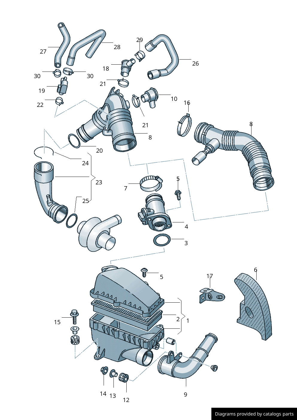 Car part diagram