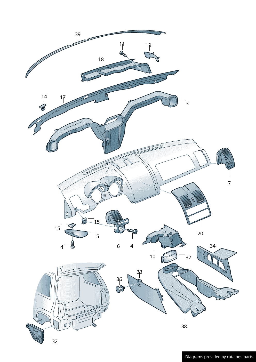 Car part diagram