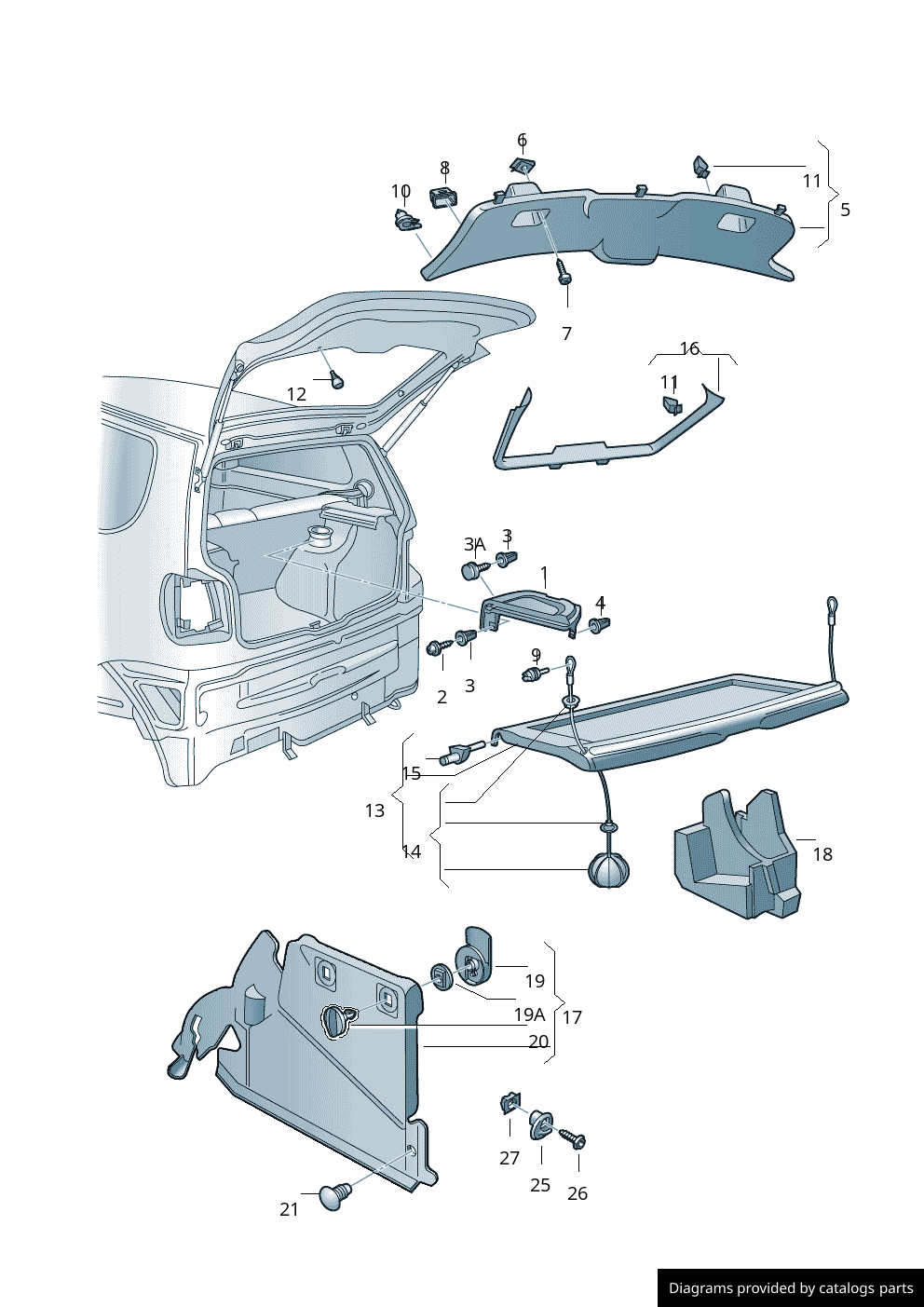 Car part diagram