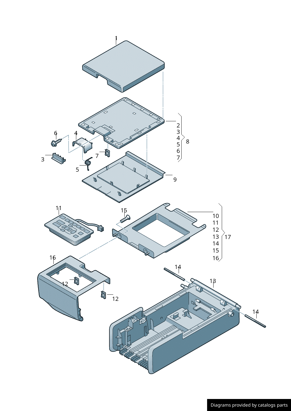 Car part diagram