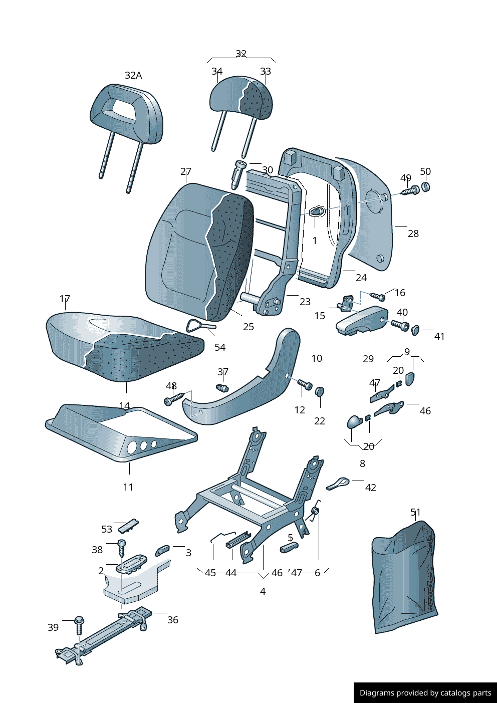Car part diagram