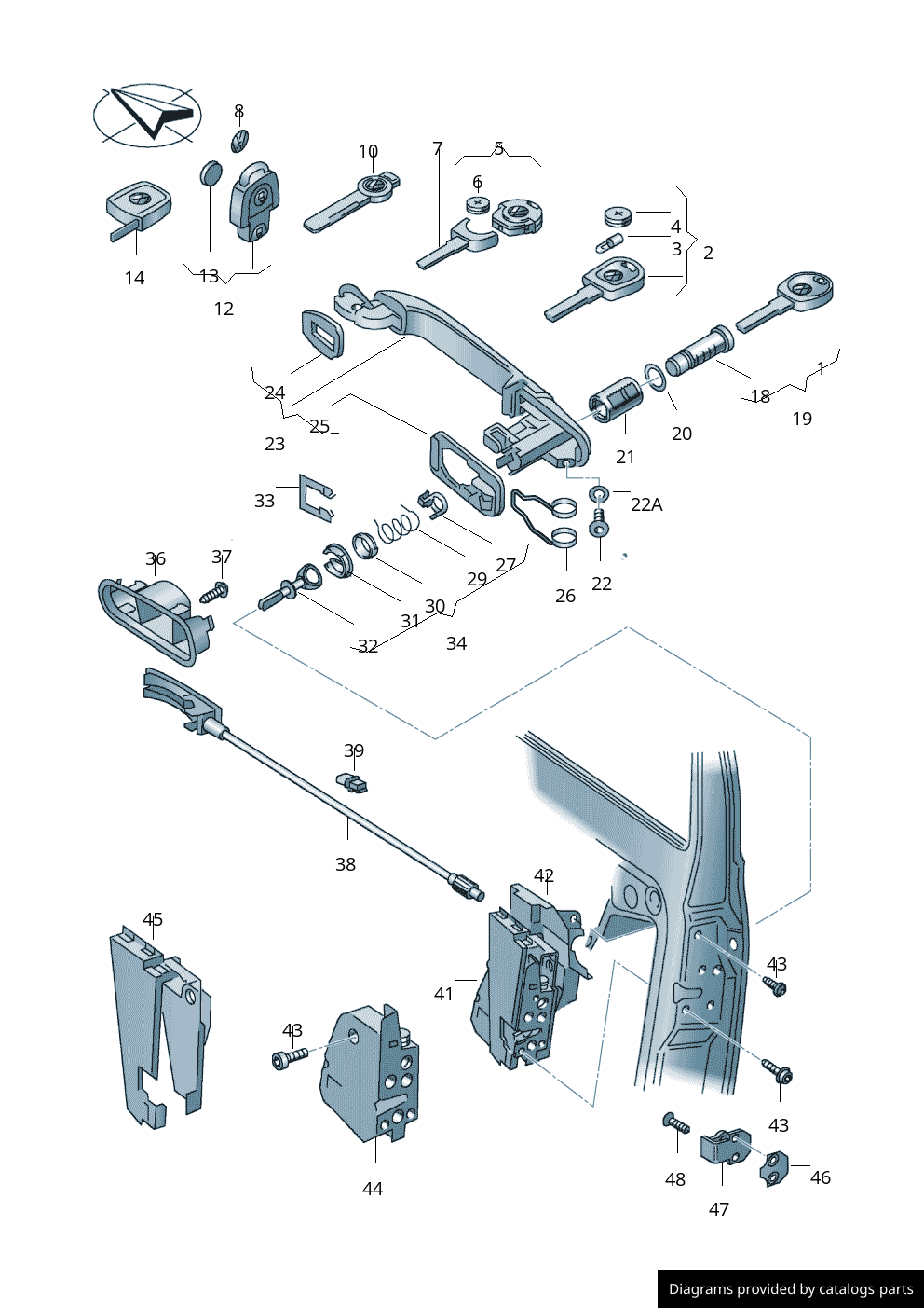 Car part diagram