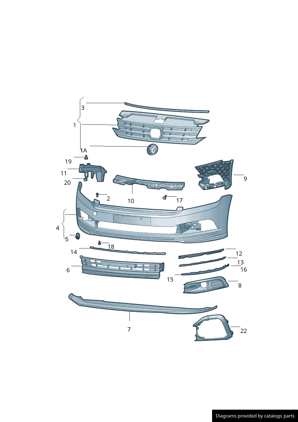 Car part diagram