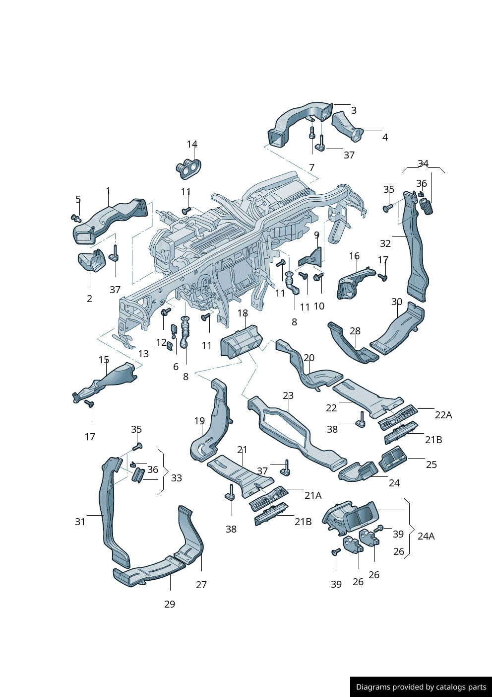 Car part diagram