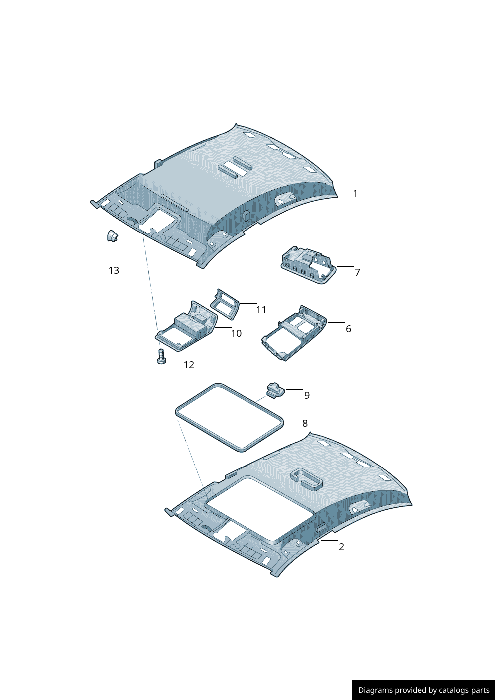 Car part diagram