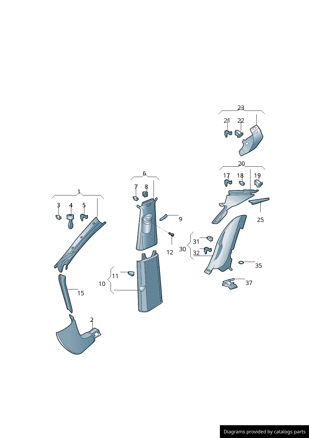 Car part diagram