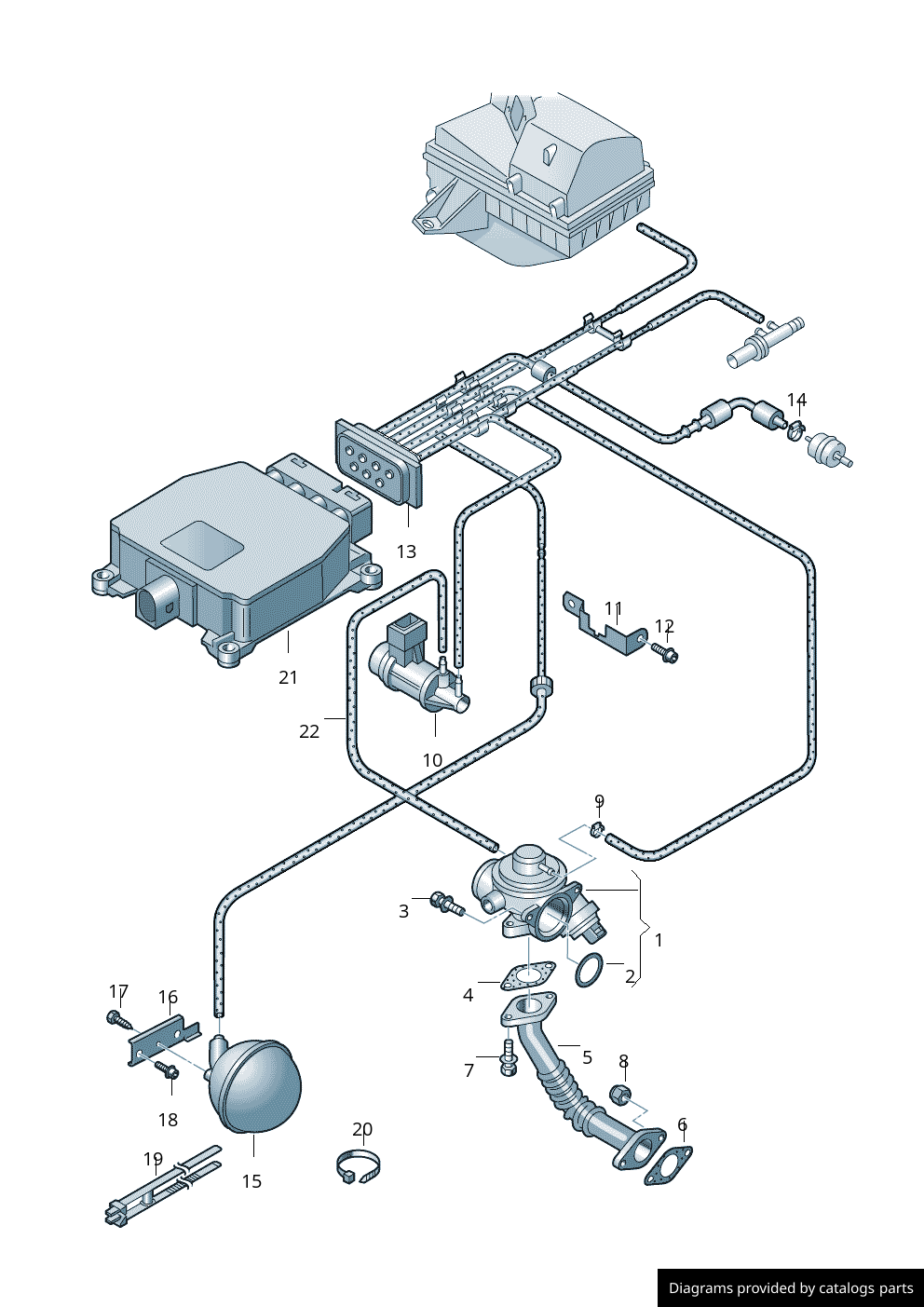 Car part diagram