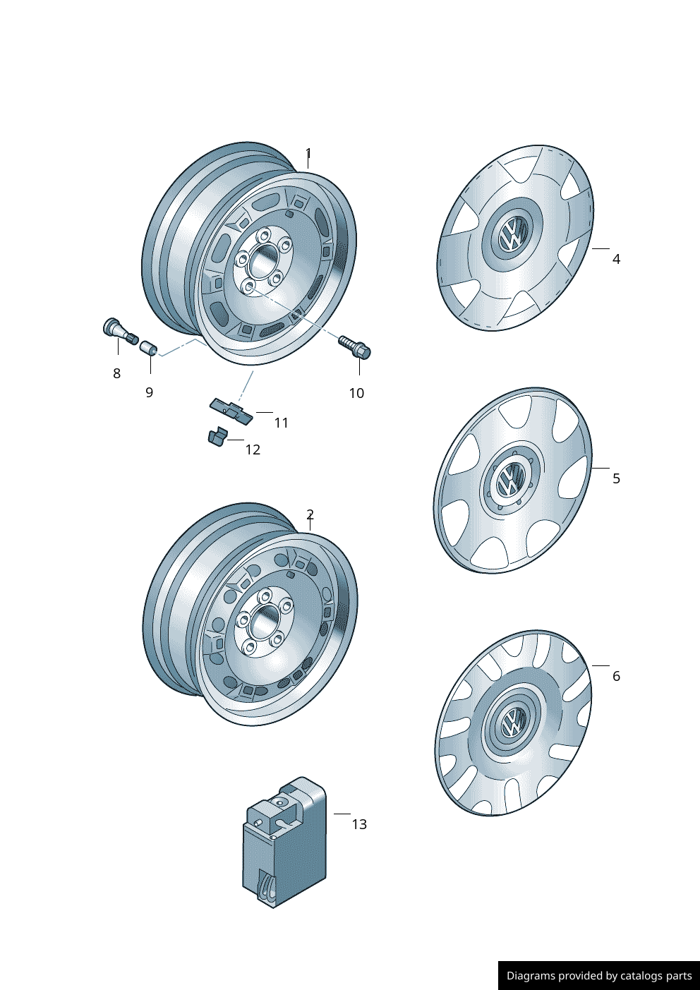Car part diagram