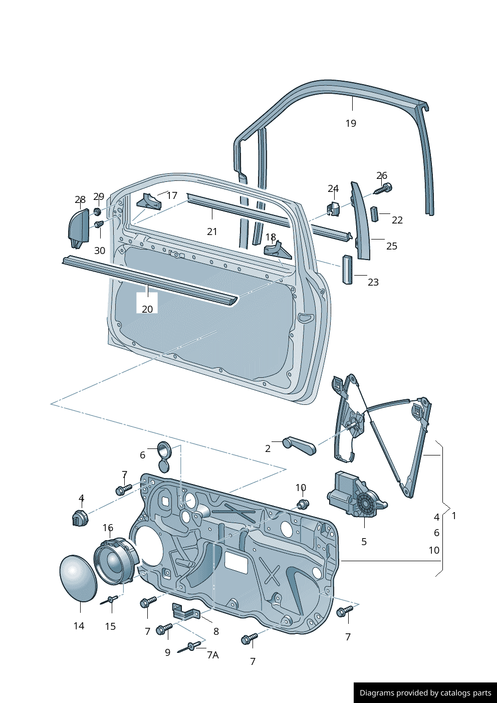 Car part diagram