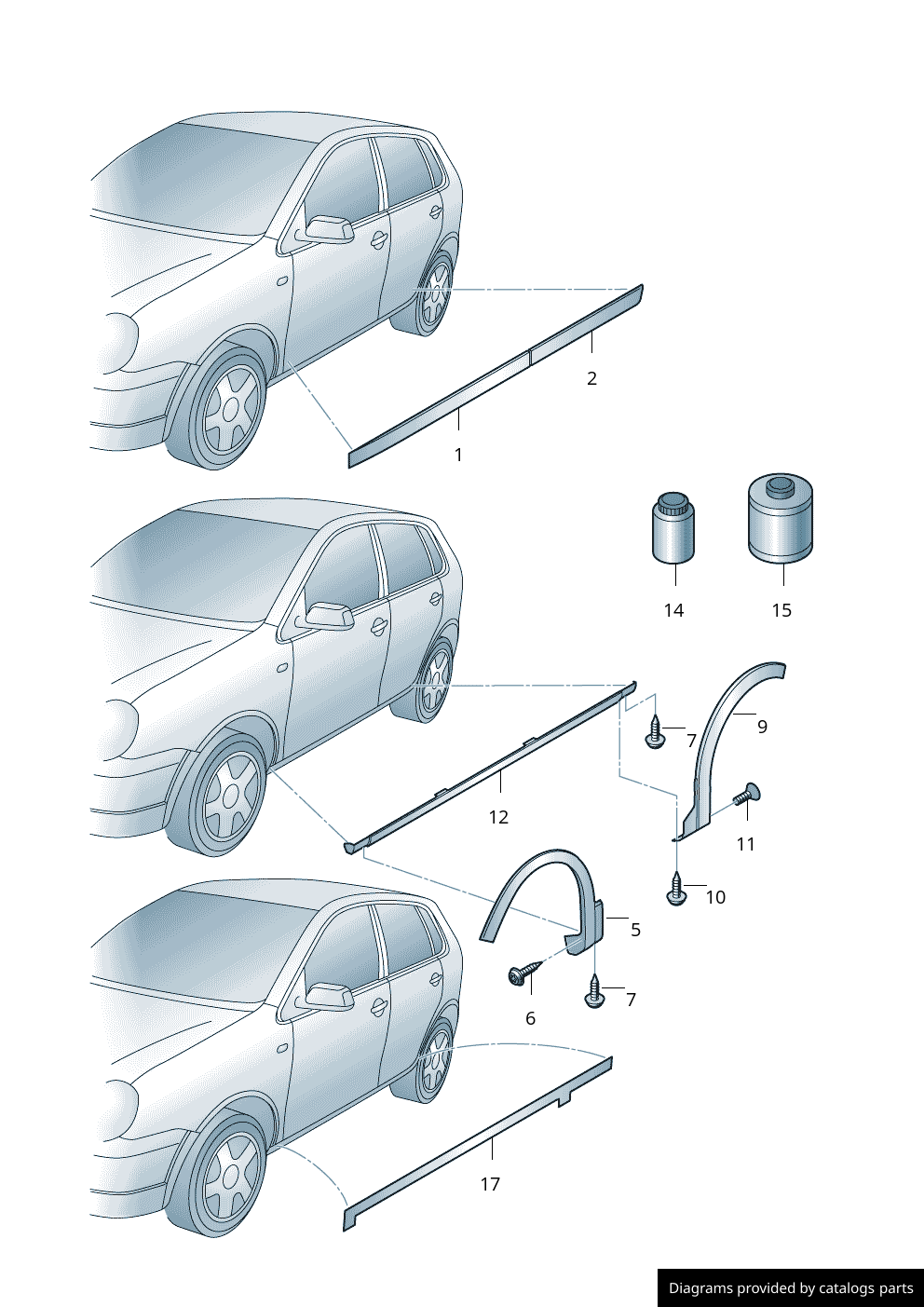 Car part diagram