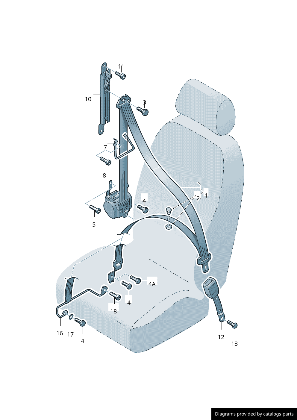 Car part diagram