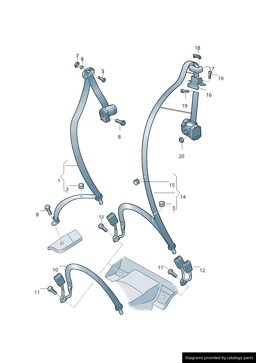 Car part diagram
