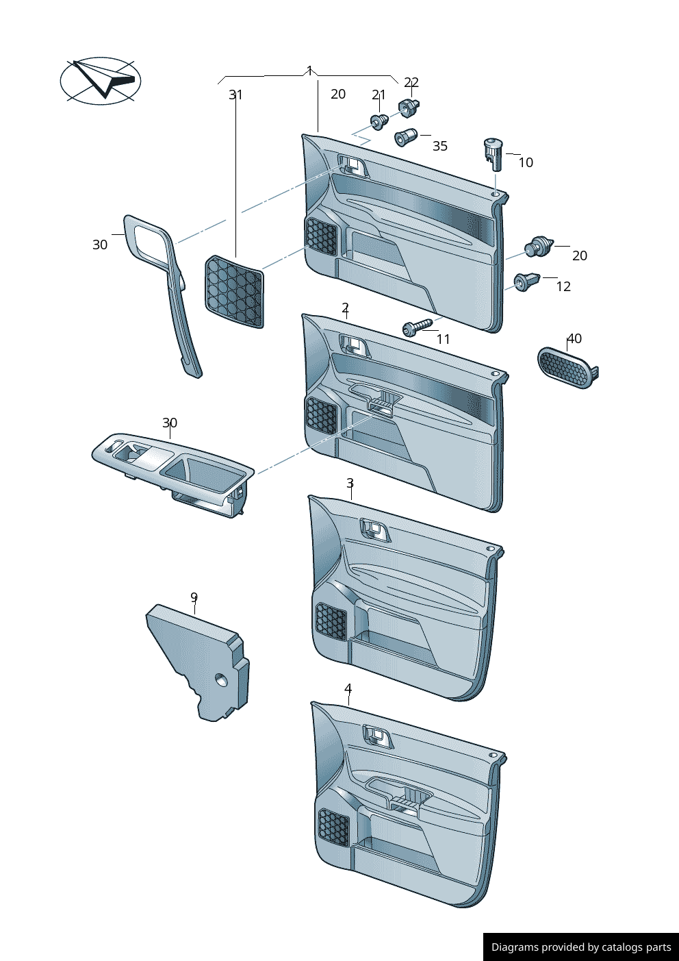 Car part diagram