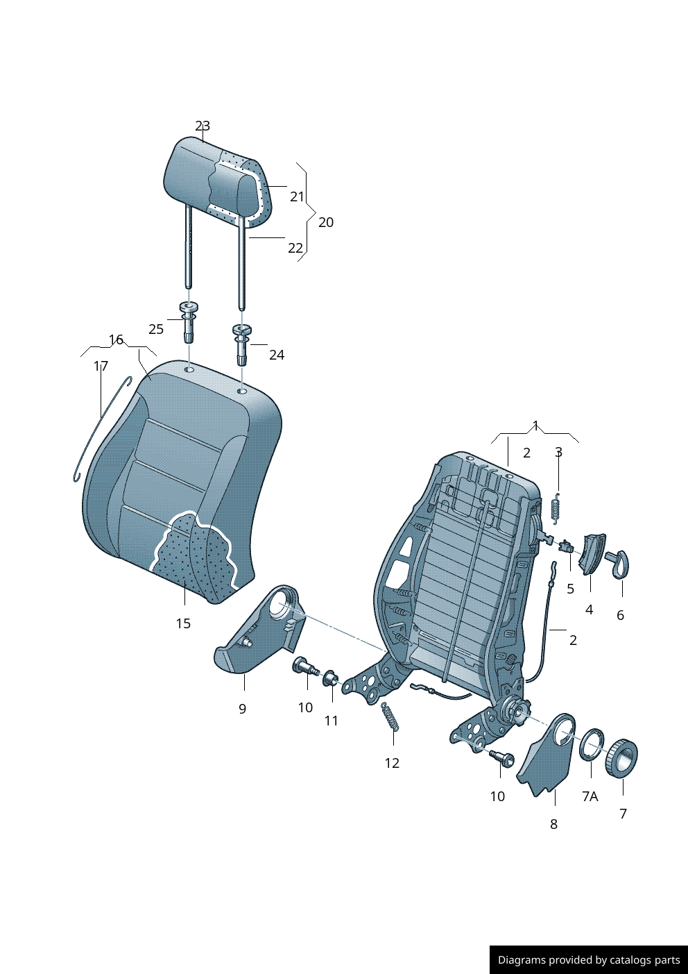 Car part diagram