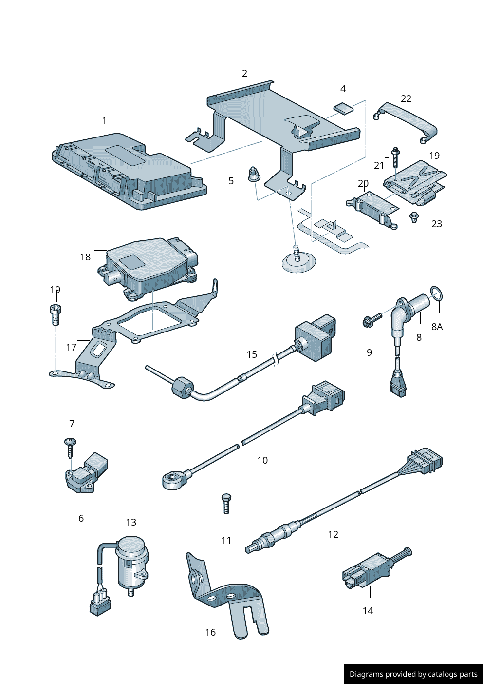Car part diagram