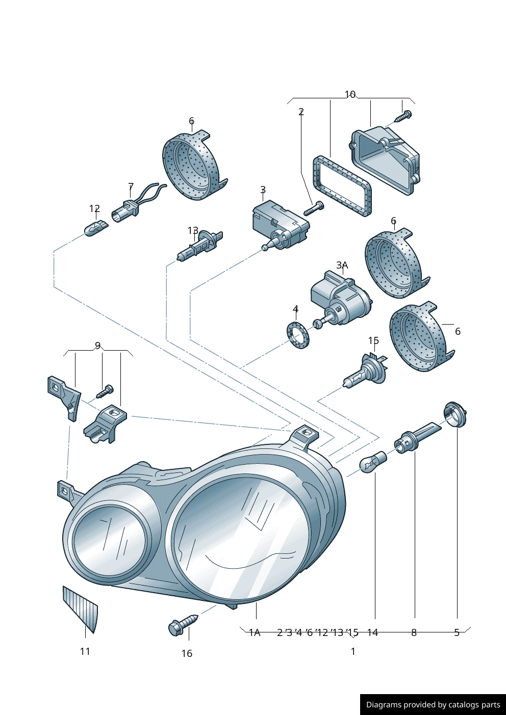 Car part diagram