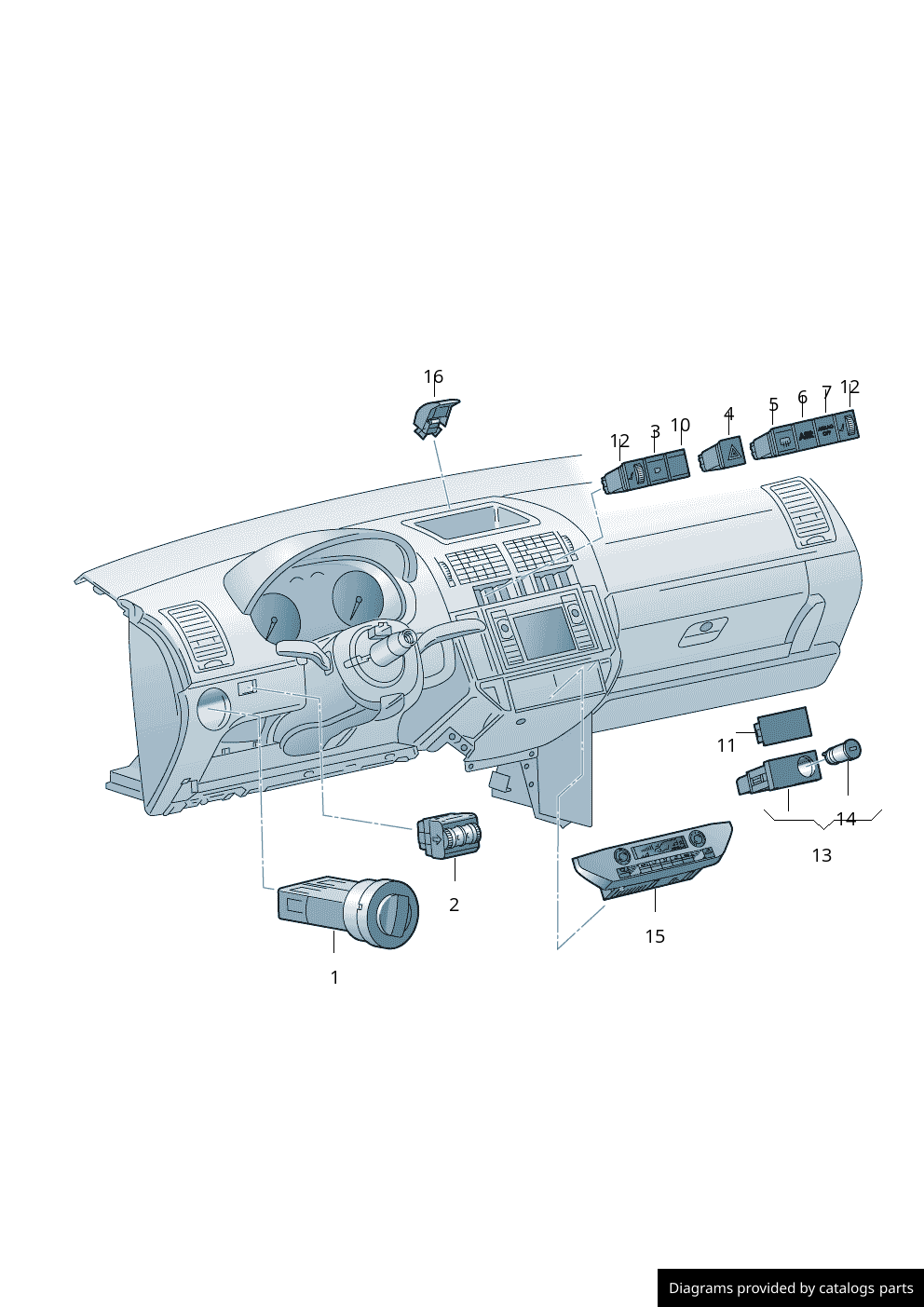 Car part diagram