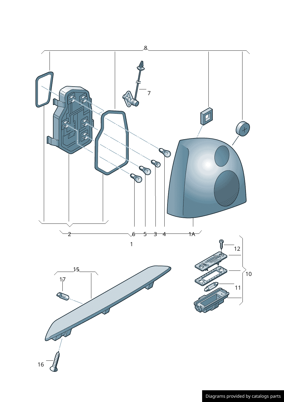 Car part diagram