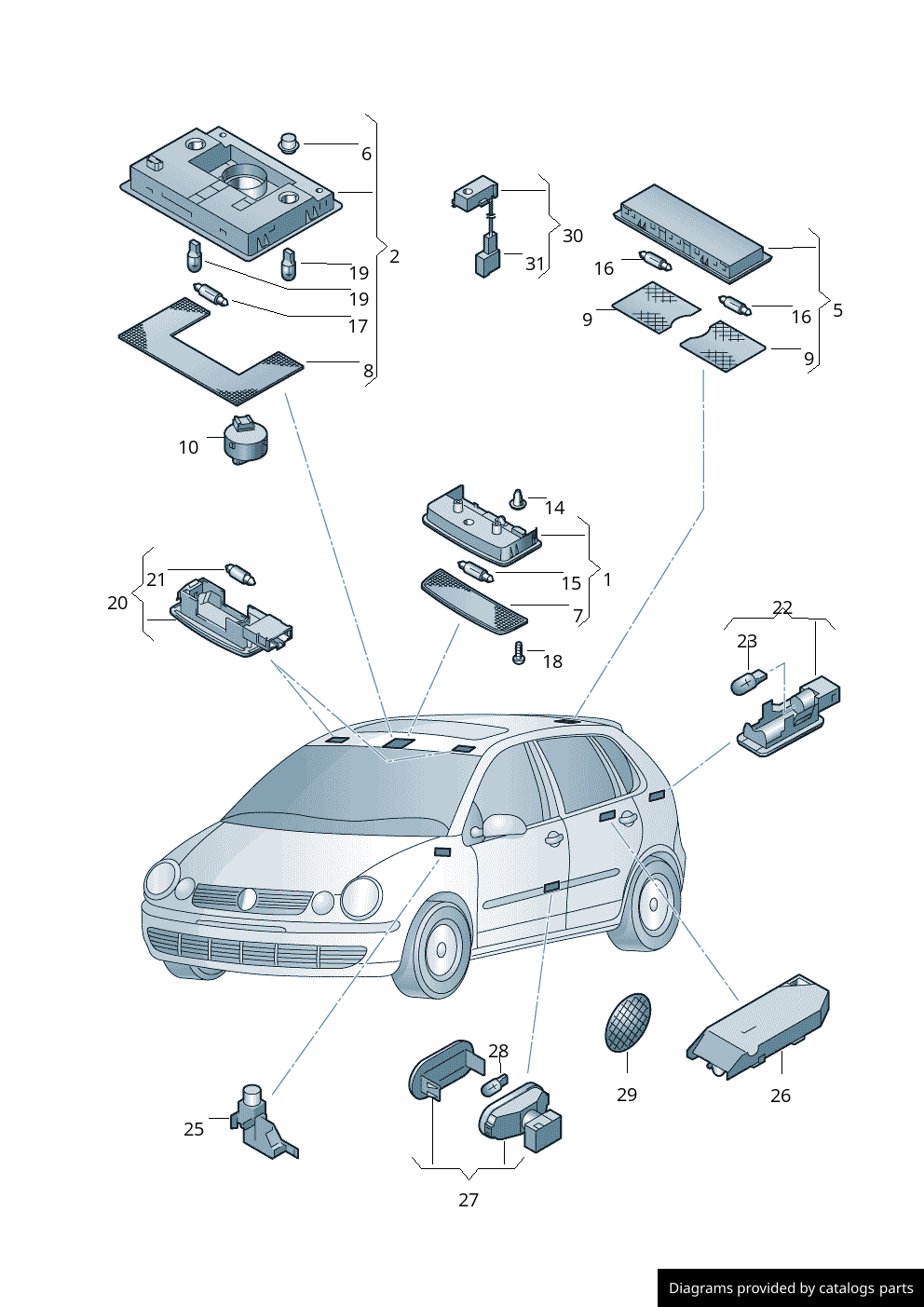 Car part diagram