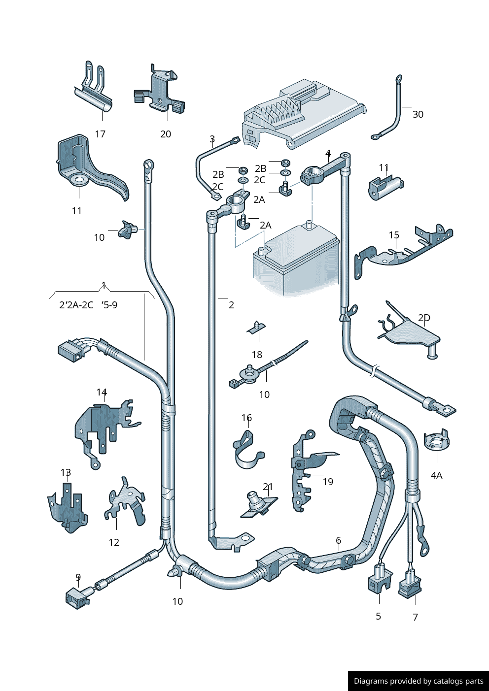 Car part diagram