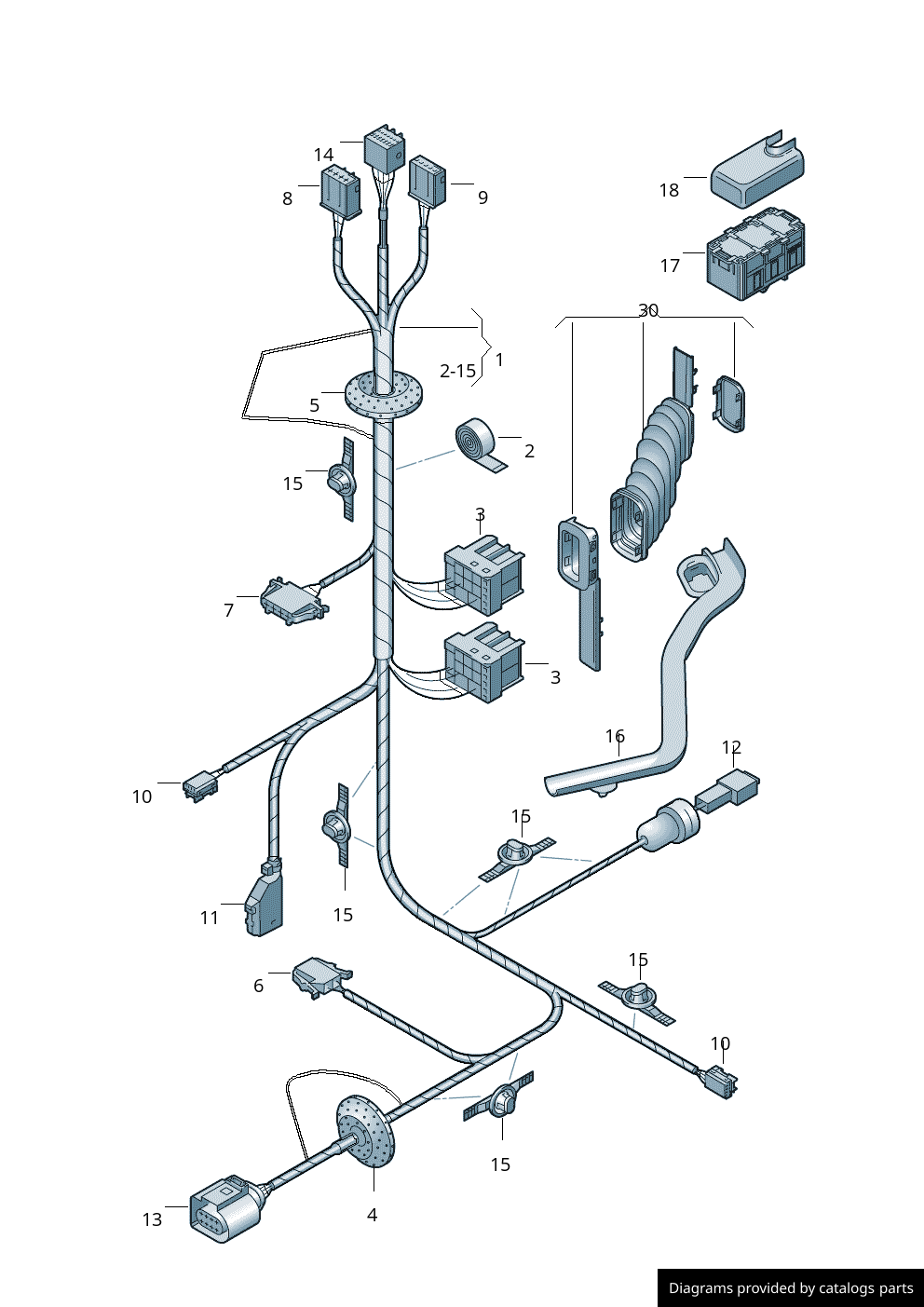 Car part diagram