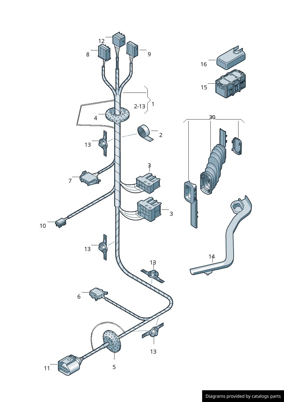 Car part diagram