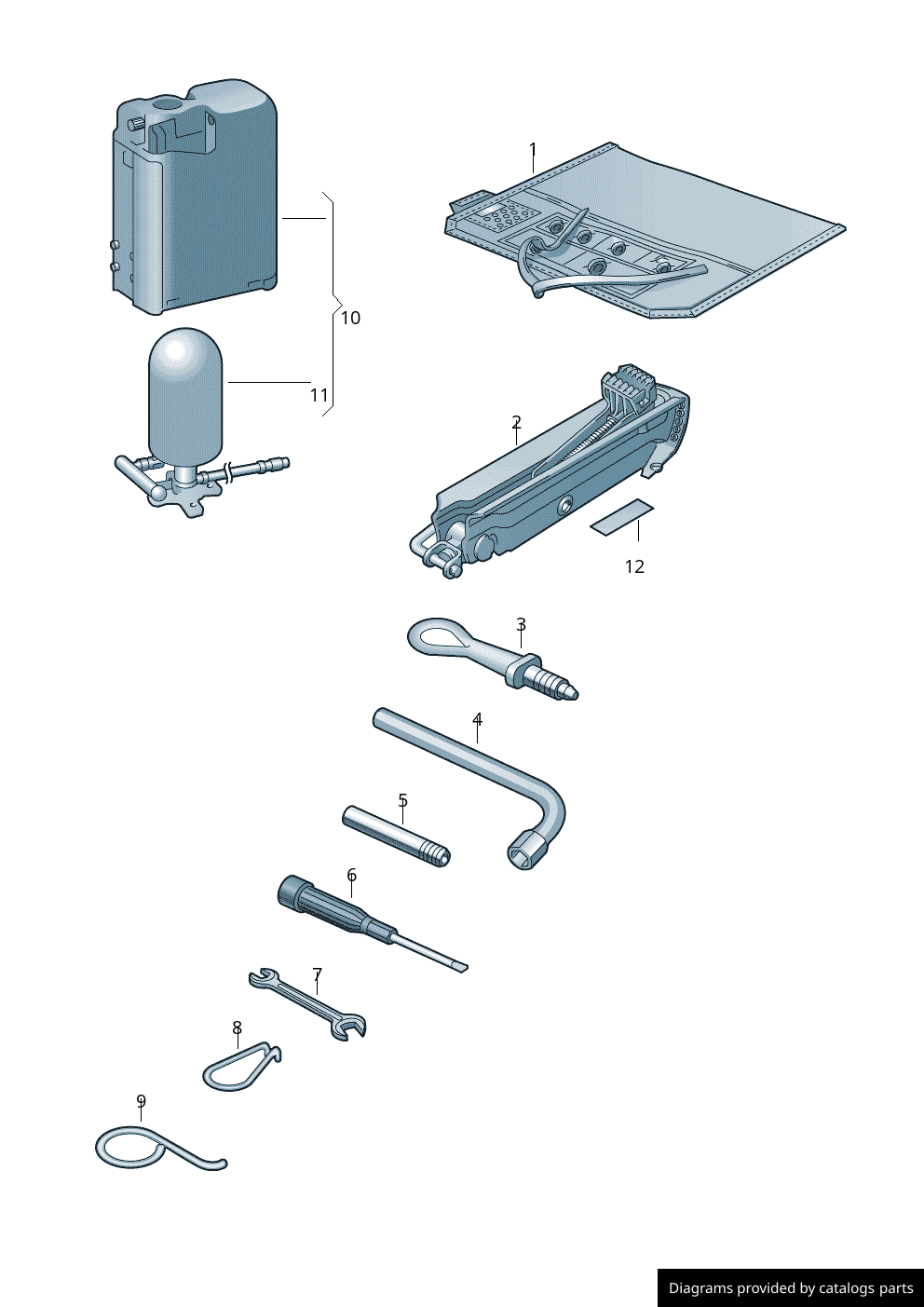 Car part diagram