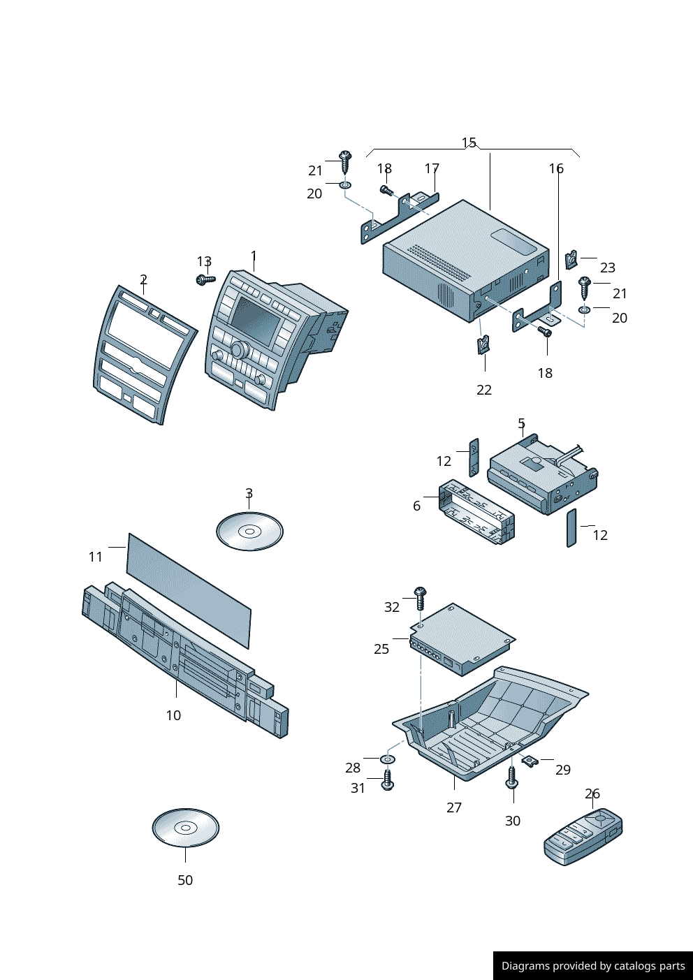 Car part diagram