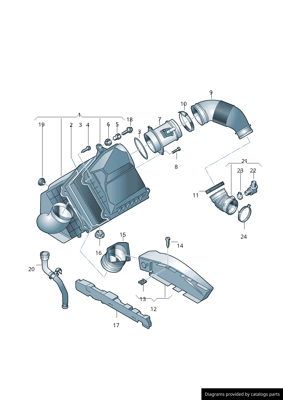 Car part diagram