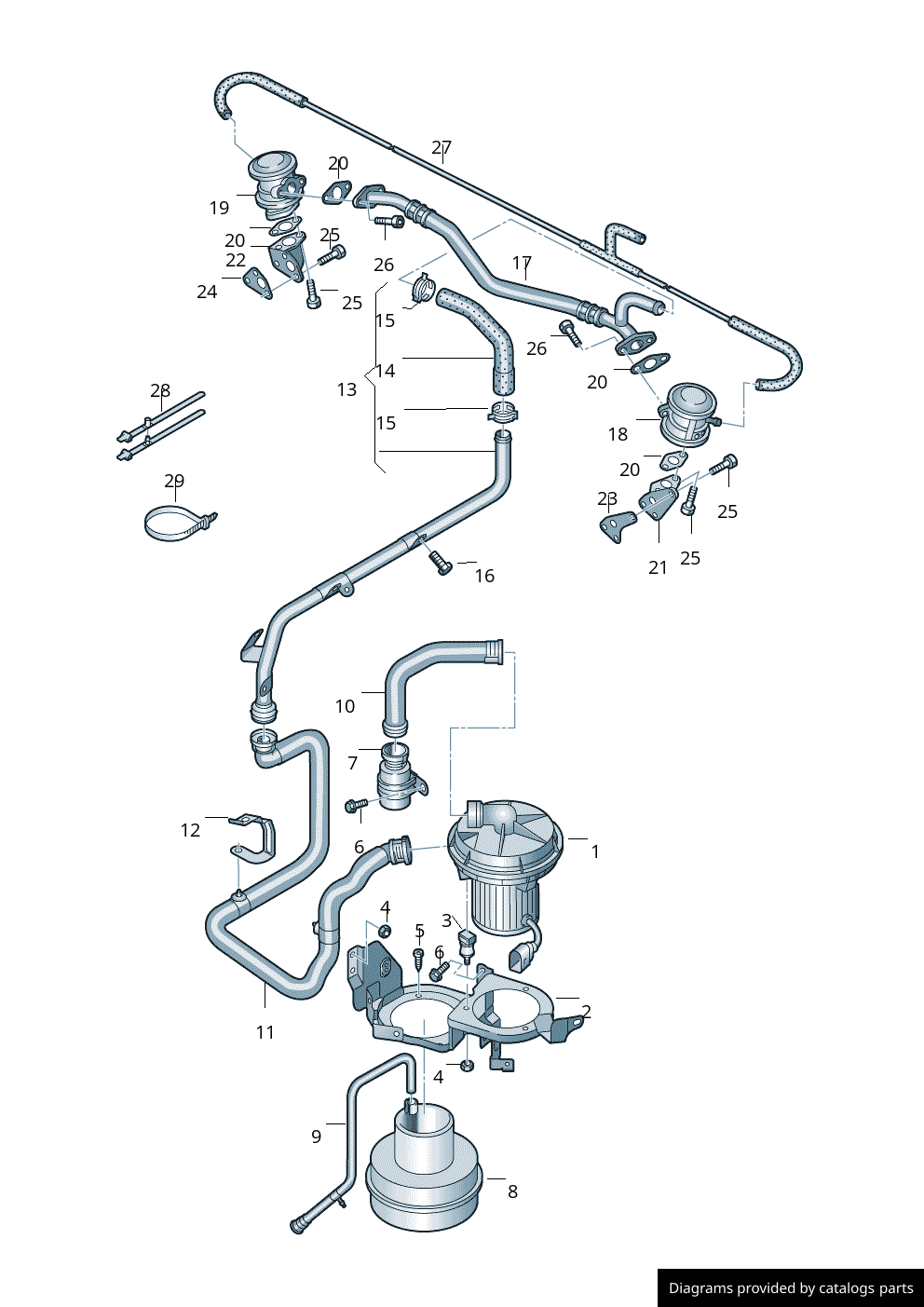 Car part diagram