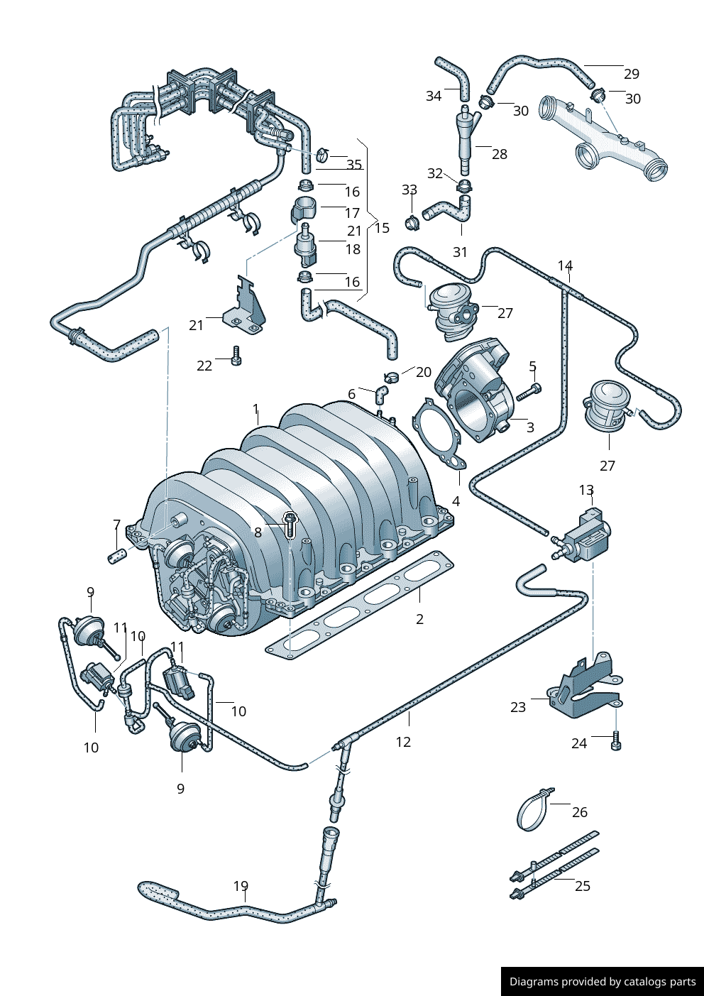 Car part diagram