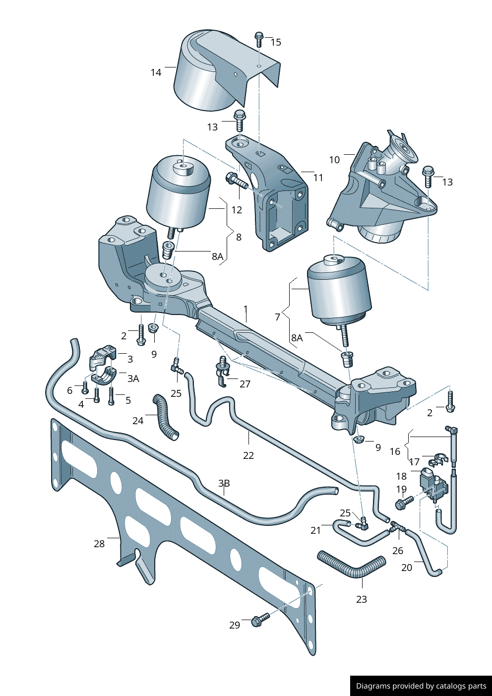 Car part diagram