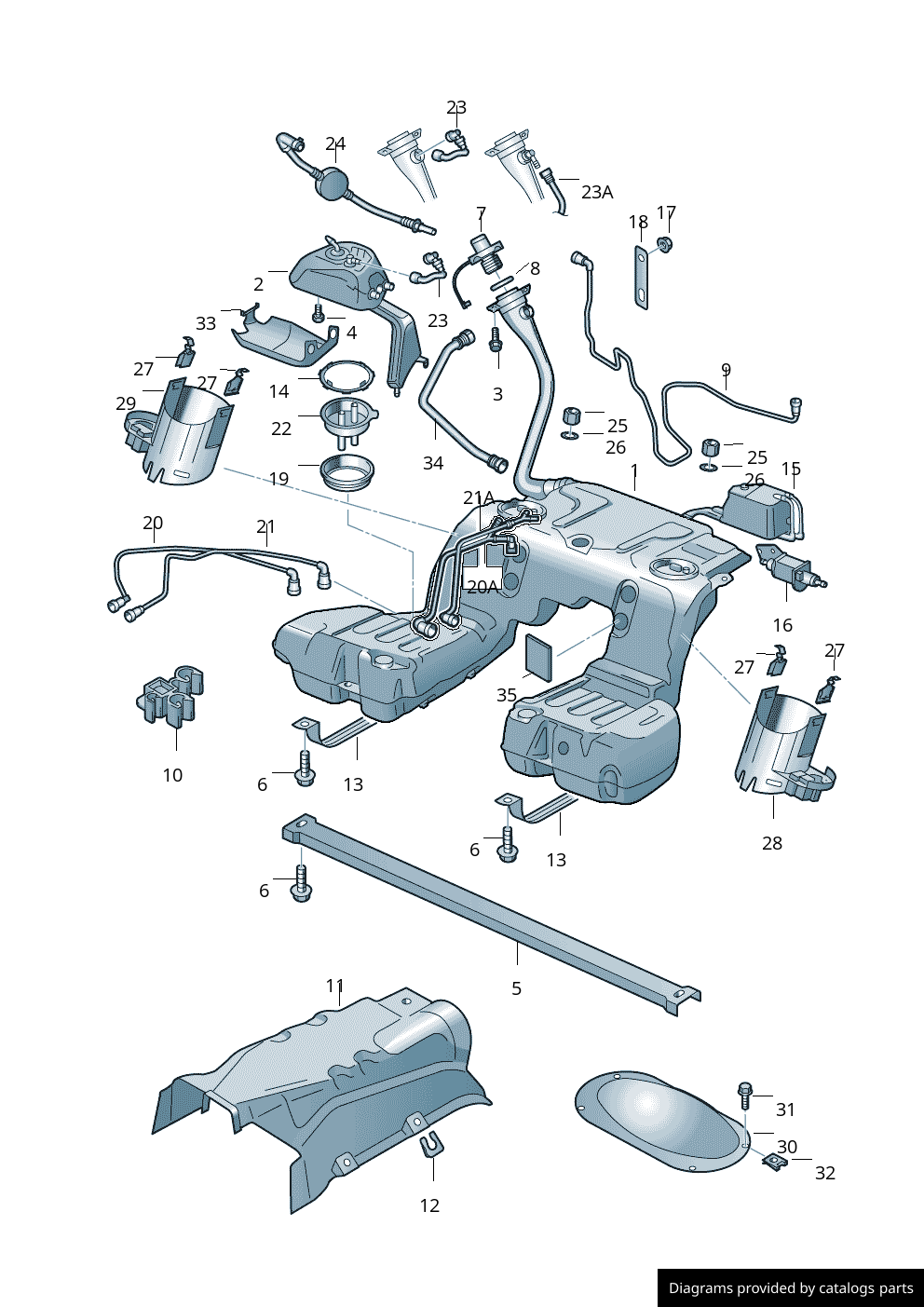 Car part diagram