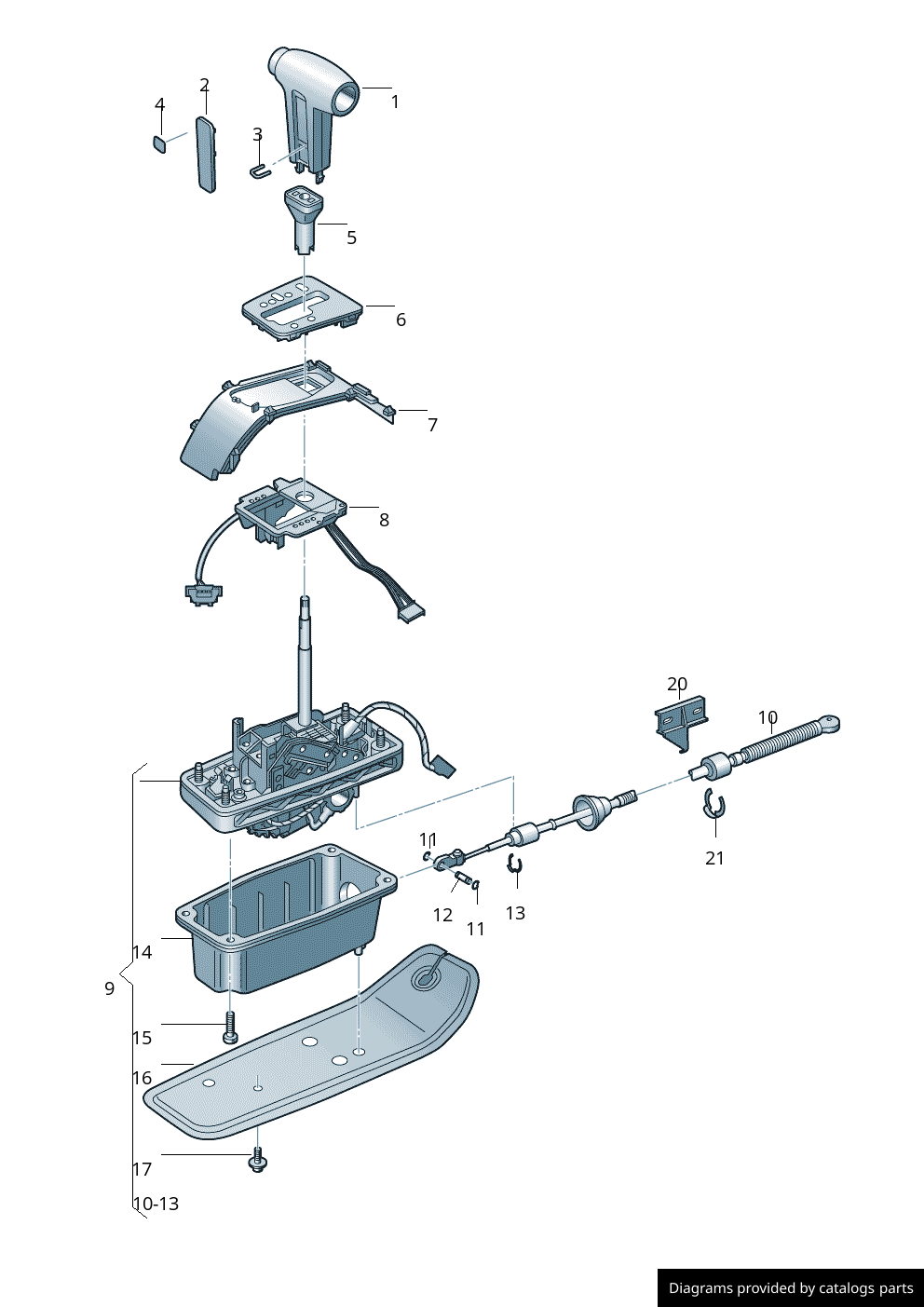 Car part diagram