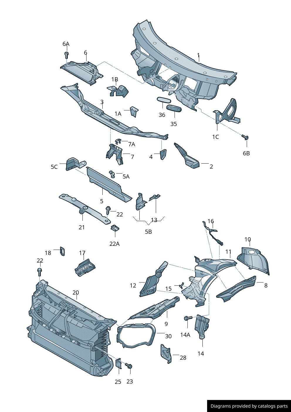 Car part diagram