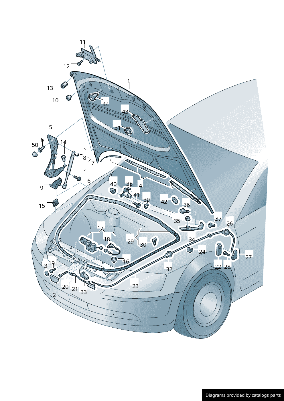 Car part diagram