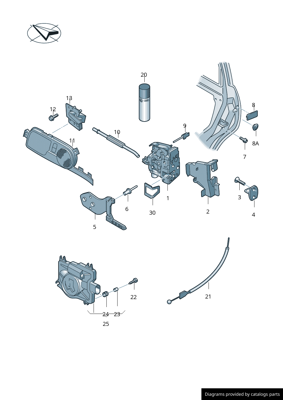 Car part diagram