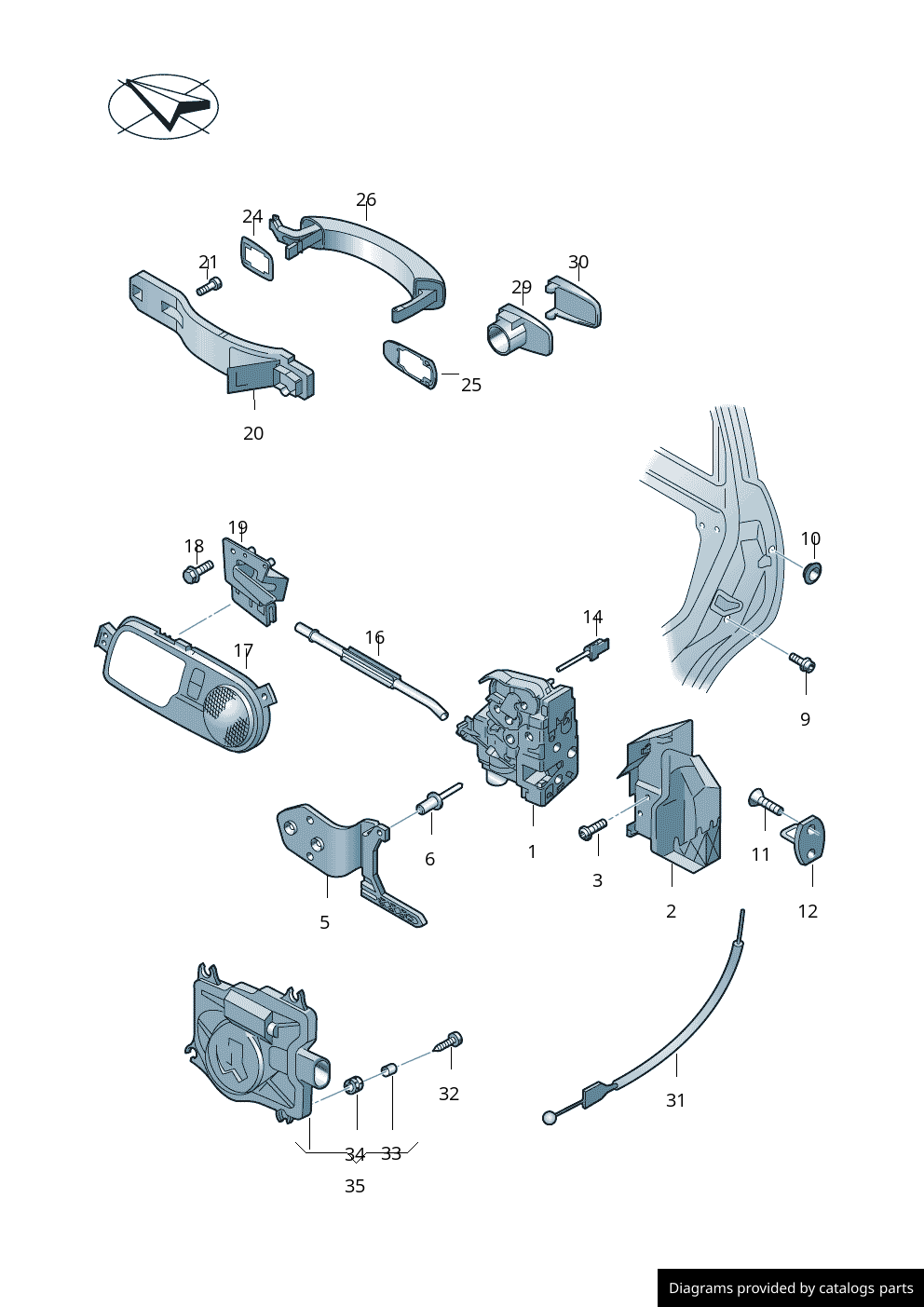 Car part diagram