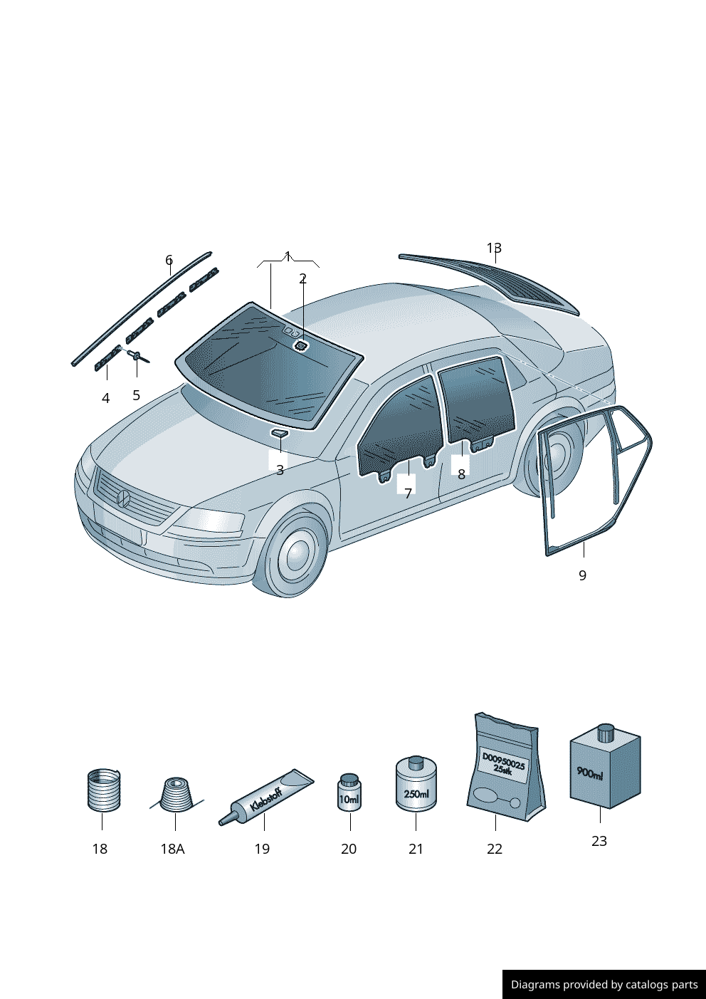 Car part diagram