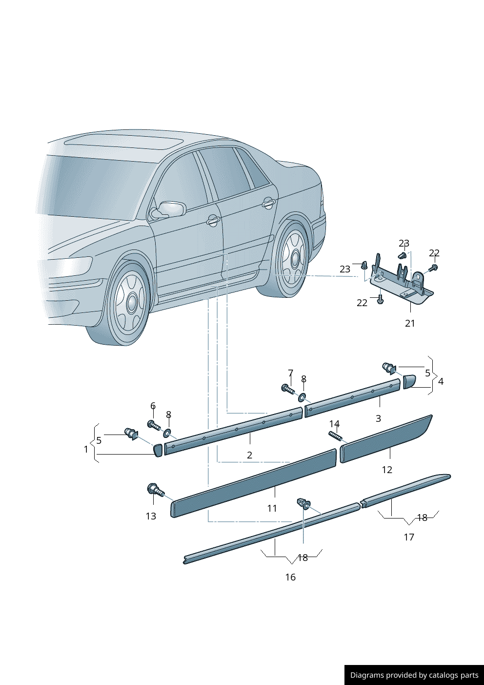 Car part diagram