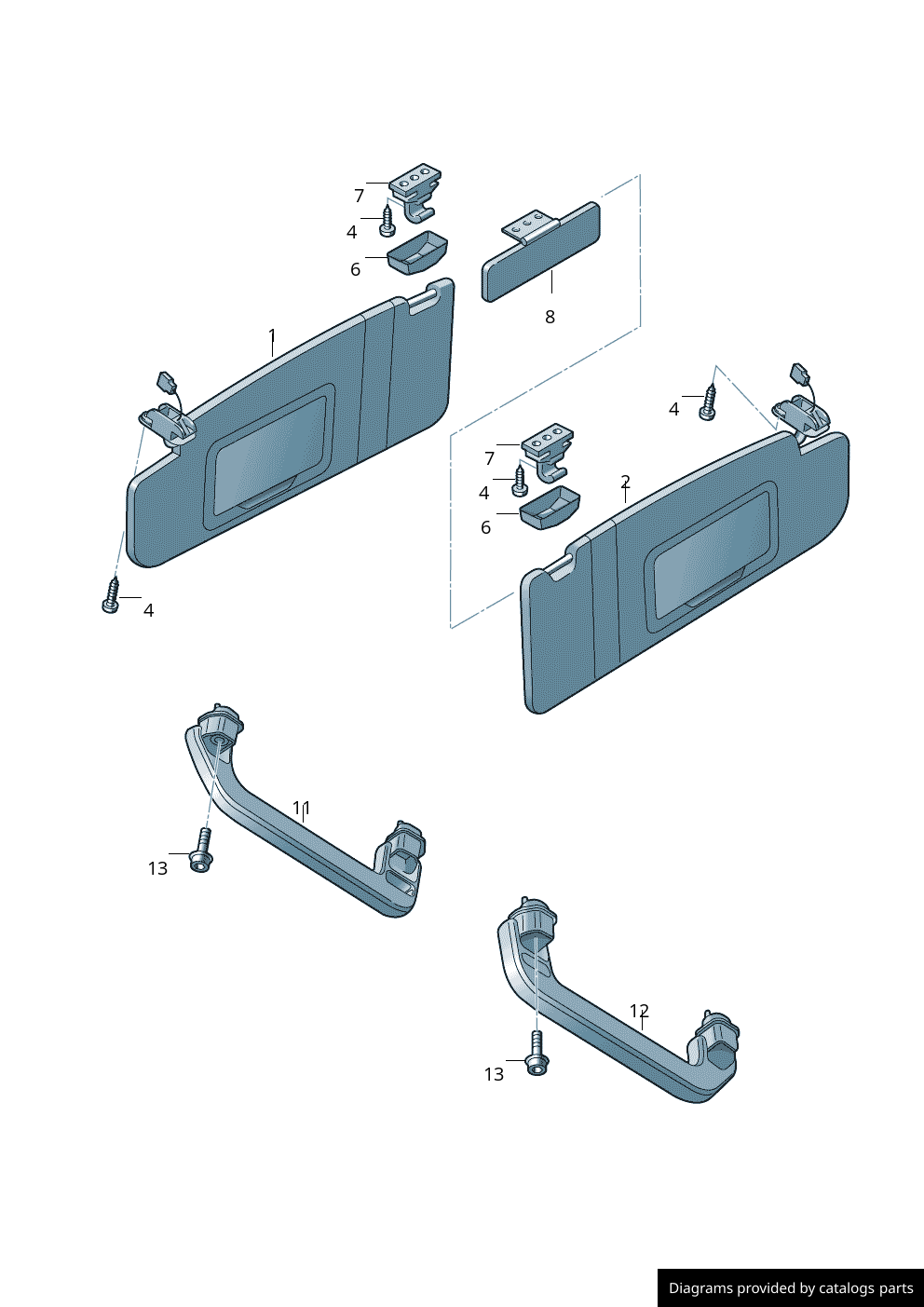 Car part diagram