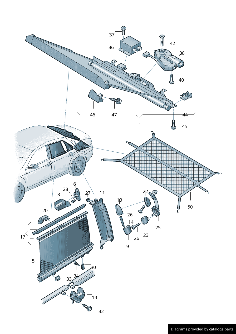 Car part diagram
