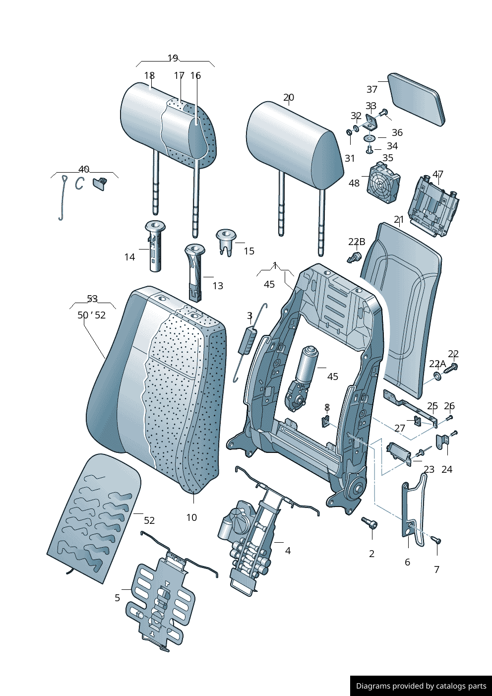Car part diagram
