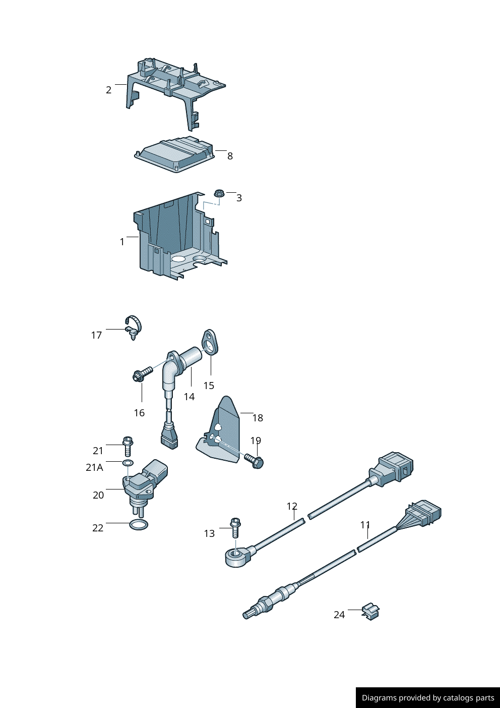 Car part diagram