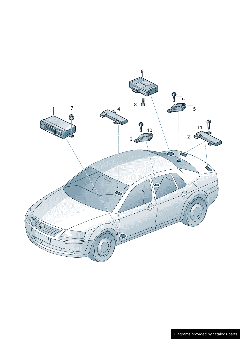Car part diagram