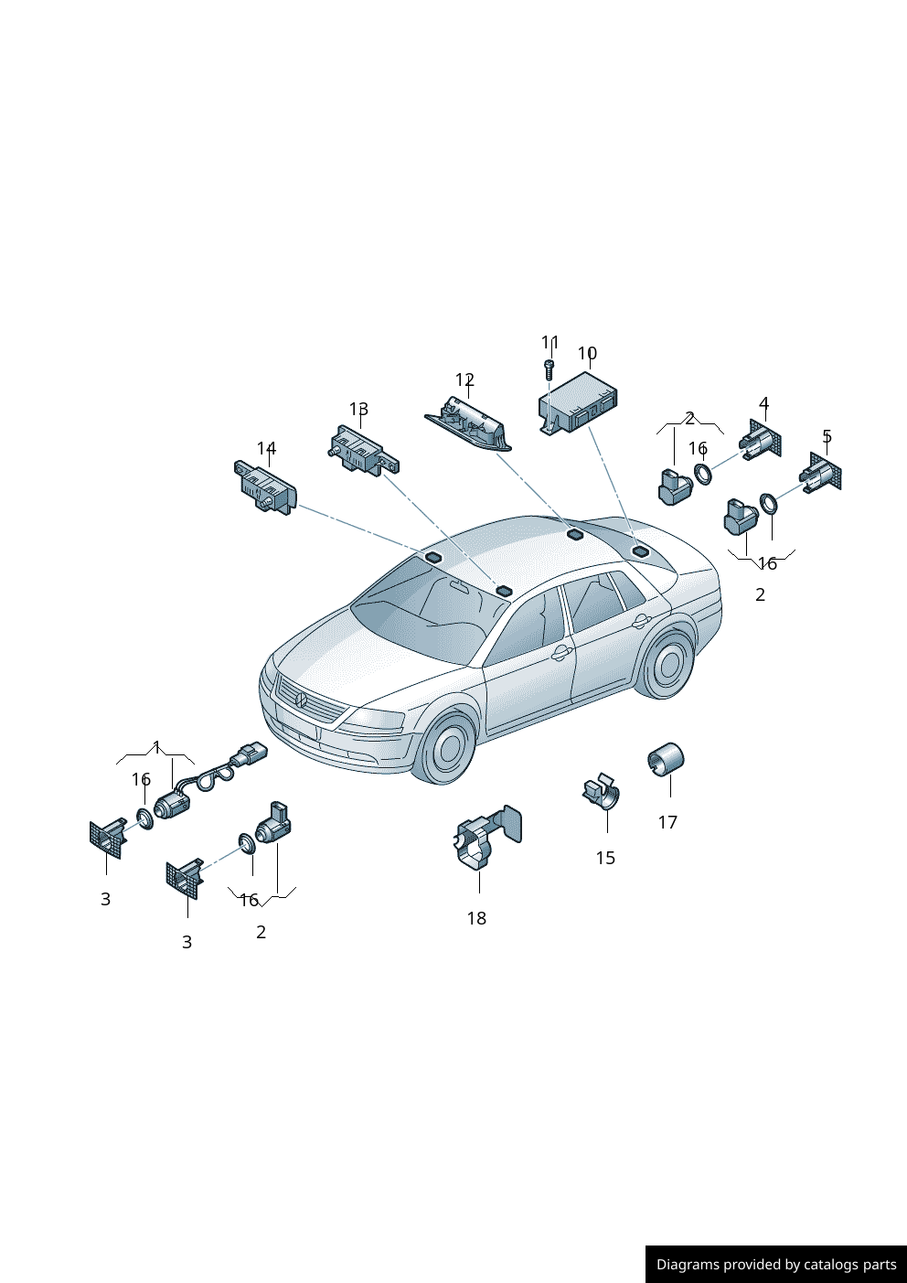 Car part diagram