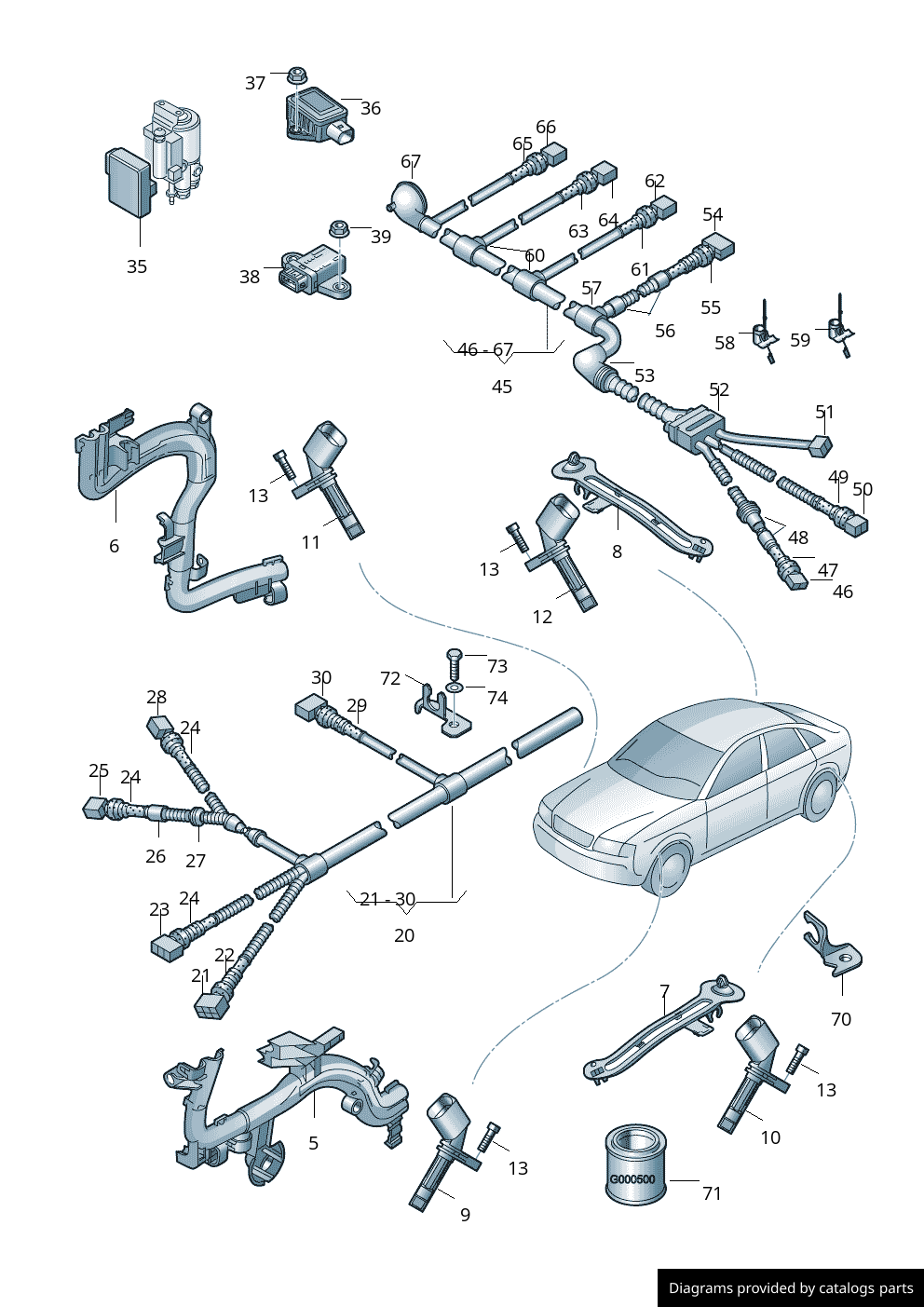 Car part diagram
