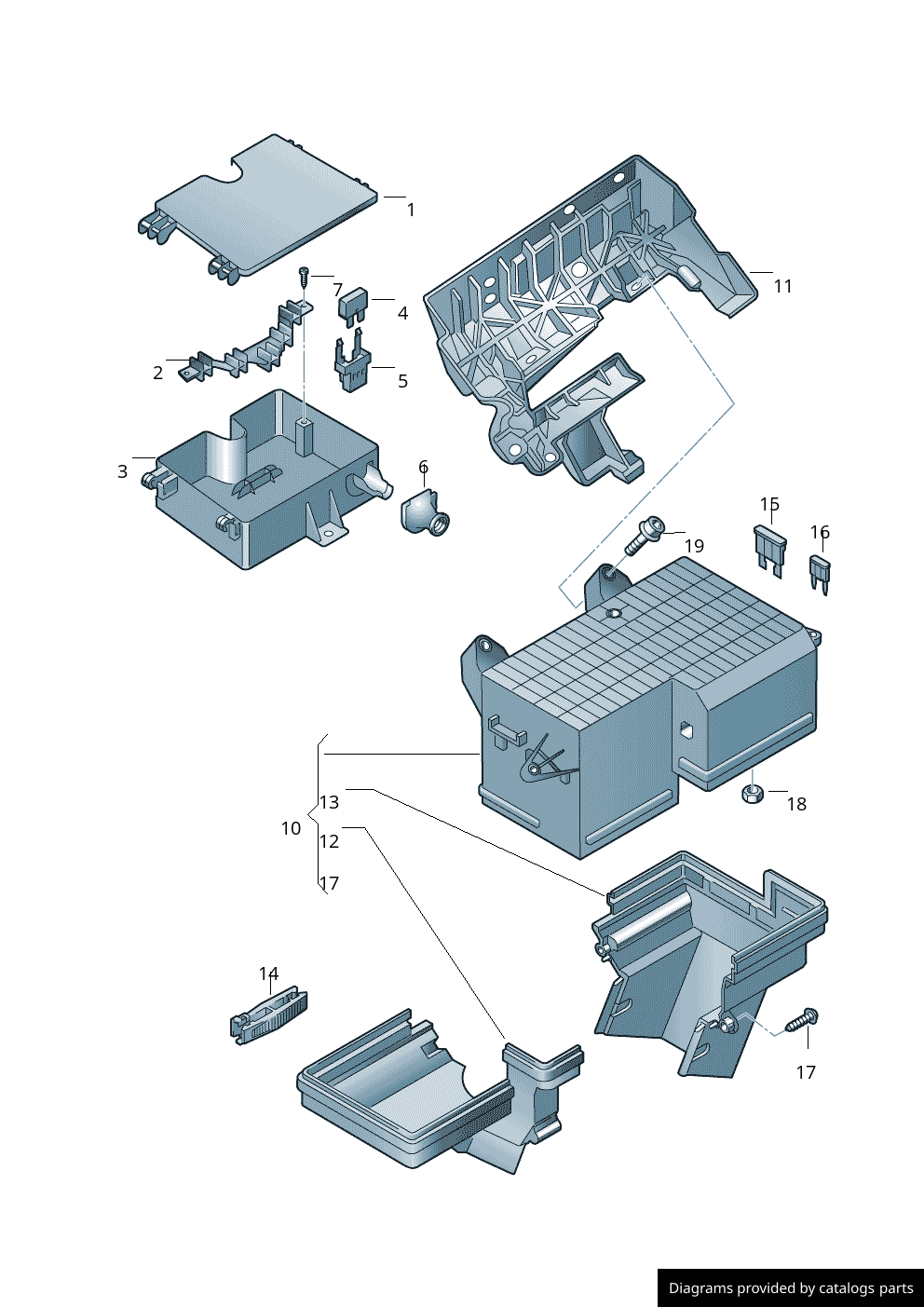 Car part diagram