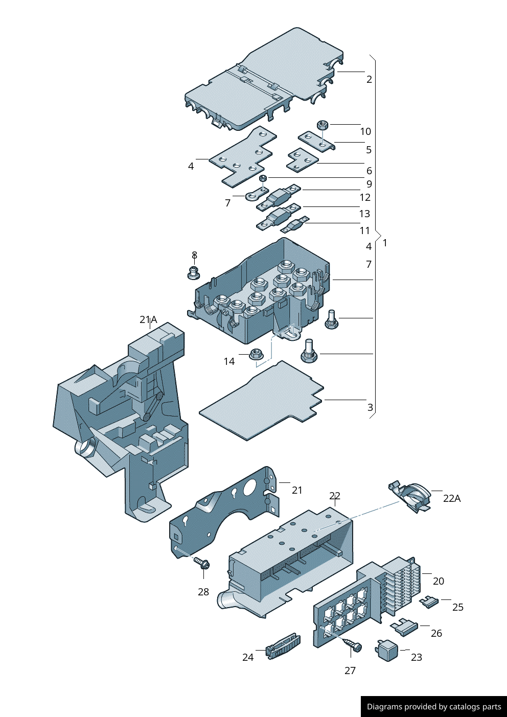 Car part diagram