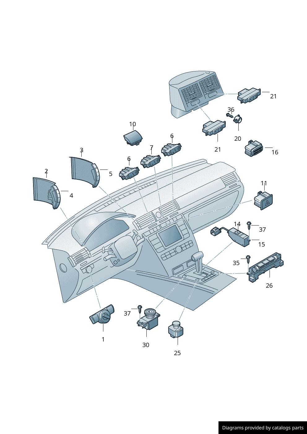 Car part diagram